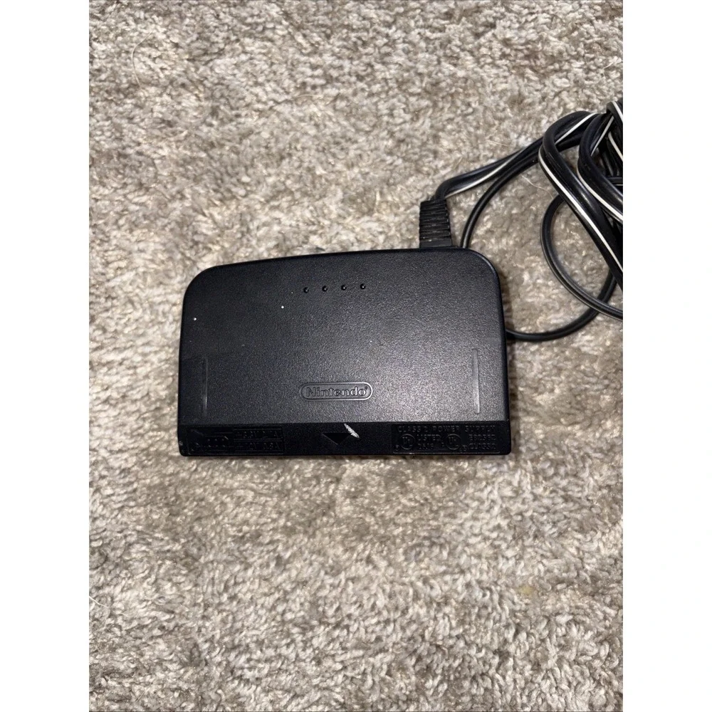 Nintendo 64 Home Console Tested / OEM power Cord And WWF‎ Attitude